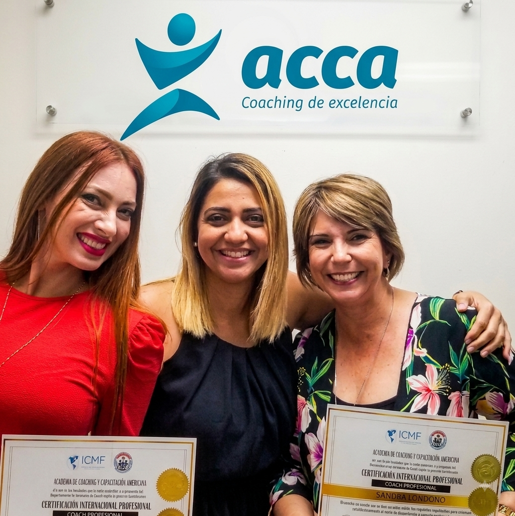 Coach certificado ACCA en comunidad de graduados